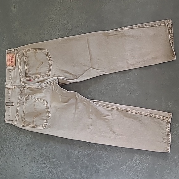 Levi's Other - LEVI'S 505 REGULAR FIT BROWN TAN JEANS 38X30